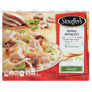 Stouffer's Classics turkey tetrazzini, white meat turkey, pasta, 12-oz