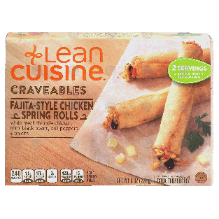 Stouffer's Lean Cuisine craveables; fajita-style chicken spring ro8-oz