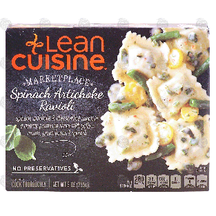 Lean Cuisine Marketplace spinach artichoke ravioli 9-oz