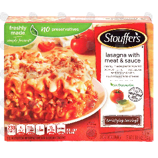 Stouffer's  lasagna w/ meat sauce 19-oz