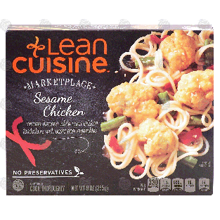 Lean Cuisine Marketplace sesame chicken with pasta and vegetables 9-oz
