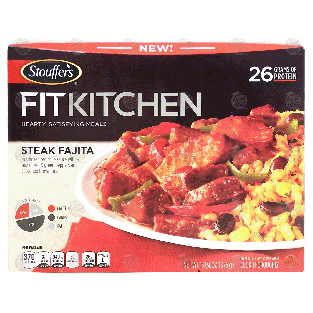 Stouffer's FIT KITCHEN steak fajita in smoked red chile sauce 13.25-oz