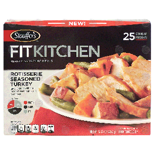Stouffer's FIT KITCHEN rotisserie seasoned turkey with diced r14.25-oz
