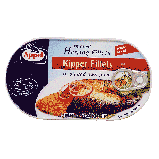 Appel  smoked herring fillets kipper fillets in oil and own juice 6.7oz