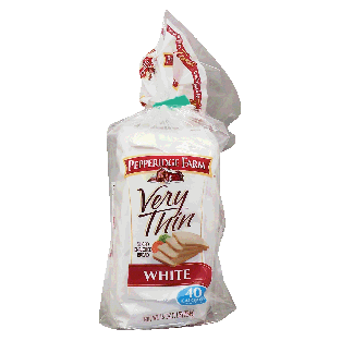 Pepperidge Farm Very Thin white sliced bread loaf 16oz