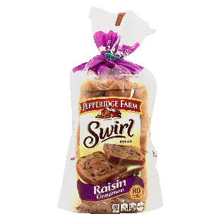 Pepperidge Farm Swirl raisin cinnamon bread, sliced 16oz