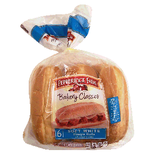 Pepperidge Farm Bakery Classics soft white hoagie rolls with ses14.5oz