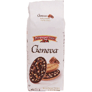 Pepperidge Farm Geneva rich chocolate sprinkled with pecans disti5.5oz