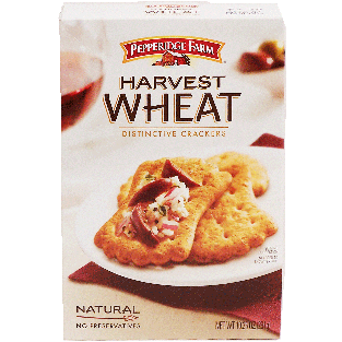 Pepperidge Farm  harvest wheat distinctive crackers 10.25oz