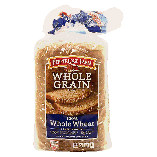 Pepperidge Farm Whole Grain 100% whole wheat sliced bread loaf 24oz