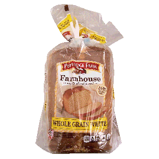 Pepperidge Farm Farmhouse whole grain white hearty sliced bread lo24oz