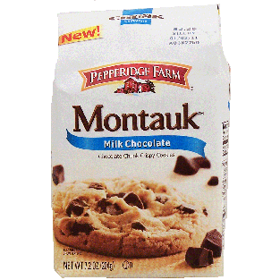 Pepperidge Farm Soft Baked Montauk; milk chocolate chunk cookies 8.6oz