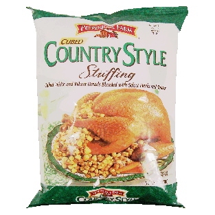 Pepperidge Farm Country Style cubed stuffing, white and wheat brea12oz