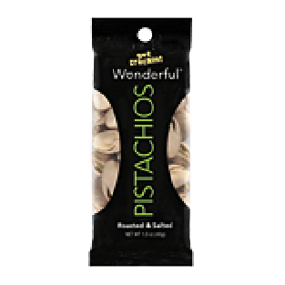 Wonderful  roasted & salted pistachios 1.5oz