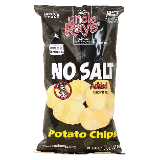 Uncle Ray's  no salt added potato chips 4.5oz
