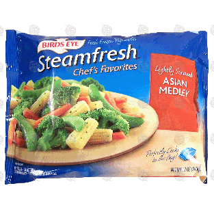 Birds Eye Steamfresh asian medley; lightly seasoned, cooks in bag12-oz