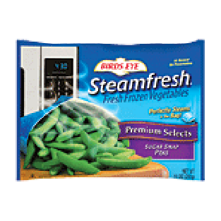 Birds Eye Steamfresh premium selects; sugar snap peas, cooks in t10-oz