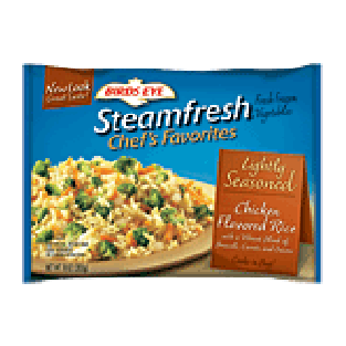 Birds Eye Steamfresh chef's favorites; chicken flavored rice with10-oz
