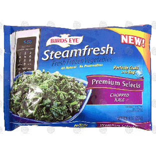 Birds Eye Steamfresh premium selects; chopped kale, cooks in bag 9-oz