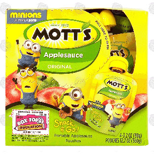Mott's  original applesauce, 4-pouches 12.7oz