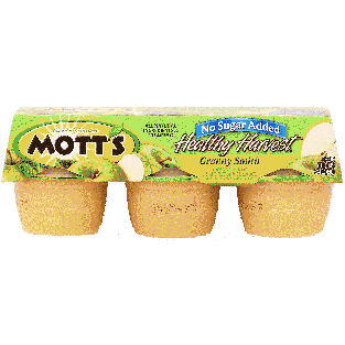 Mott's Healthy Harvest granny smith flavored applesauce with other 6pk