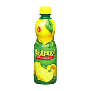 Realemon Lemon Juice 100% From Concentrate Natural Strength 15oz