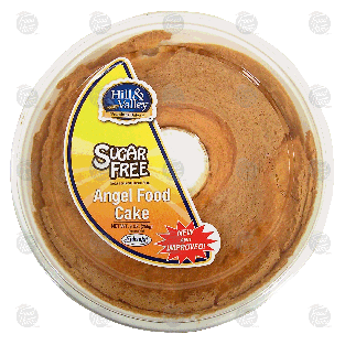 Hill & Valley  sugar free angel food cake 9-oz