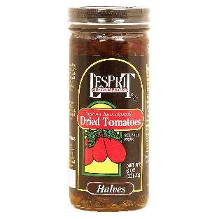 L'Esprit de Campagne dried tomatoes, virginia sun-ripened, halves 8oz