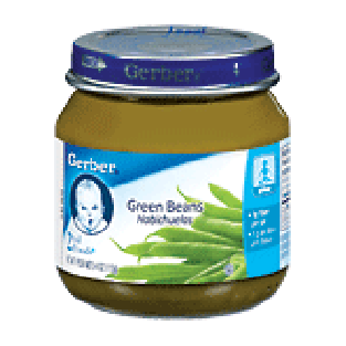 Gerber 2nd Foods Baby Food Green Beans   4oz