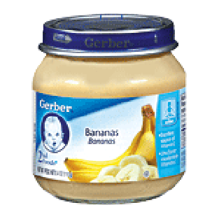 Gerber 2nd Foods Baby Food Bananas   4oz