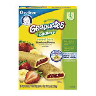 Gerber Graduates Fruit & Cereal Bars Cereal Bars Strawberry Banana 8ct