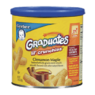 Gerber Graduates Lil' Crunchies cinnamon maple flavored baked wh1.48oz