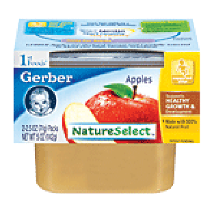 Gerber 1st Foods applesauce, 2 2.5-ounce packs 5oz