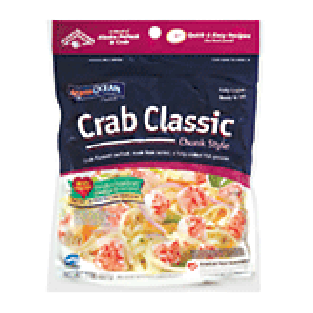 Transocean Crab Classic chunk style imitation crab 8oz