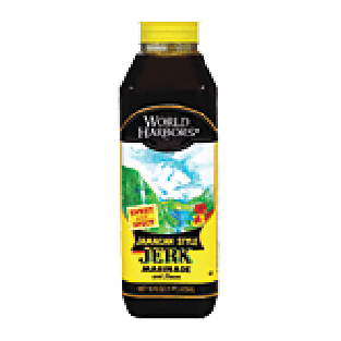 World Harbors  jamaican style jerk sauce & marinade 18oz