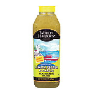 World Harbor Acadia maine's own lemon pepper & garlic sauce & mari18oz