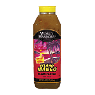 World Harbor  sweet & tangy island mango sauce & marinade 18oz