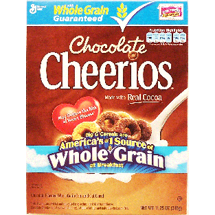 General Mills Cheerios chocolate flavored whole grain corn and 11.25oz