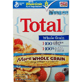 General Mills Total crunchy whole grain wheat flakes cereal 10.6oz