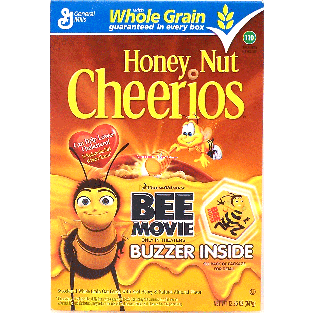 General Mills Honey Nut Cheerios sweetened whole grain cereal w12.25oz