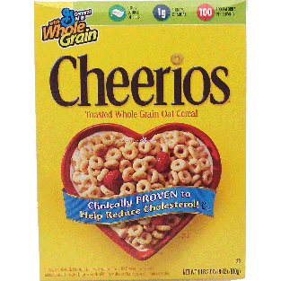 General Mills Cheerios toasted whole grain oat cereal 18oz