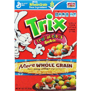 General Mills Trix fruity sweetened corn puffs 10.7oz