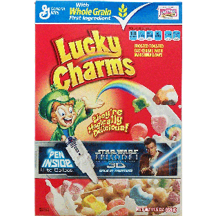 General Mills Lucky Charms frosted toasted oat cereal with marsh11.5oz