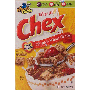 General Mills Wheat Chex breakfast cereal made with 100% whole gra14oz
