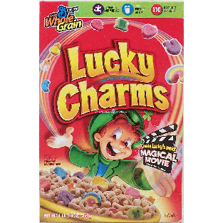 General Mills Lucky Charms frosted toasted oat cereal with marshma16oz