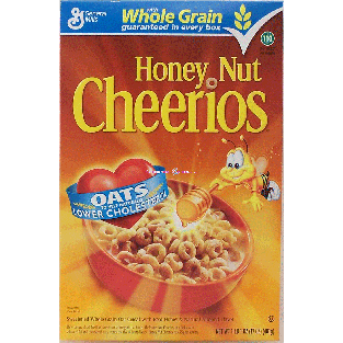 General Mills Honey Nut Cheerios sweetened whole grain oat cereal 17oz