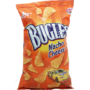 Bugles  nacho cheese flavor crispy corn snacks 7.5oz