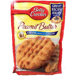 Betty Crocker  peanut butter cookie mix, maes 3 dozen 2-inch coo17.5oz