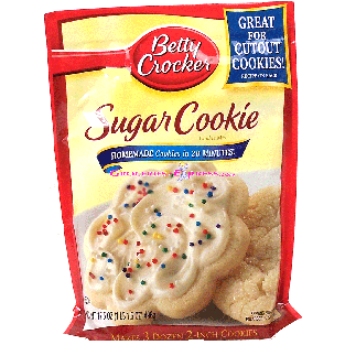 Betty Crocker  sugar cookie mix, makes 3 dozen 2-inch cookies 17.5oz