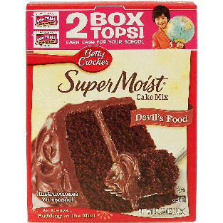Betty Crocker Super Moist devil's food cake mix 15.25oz